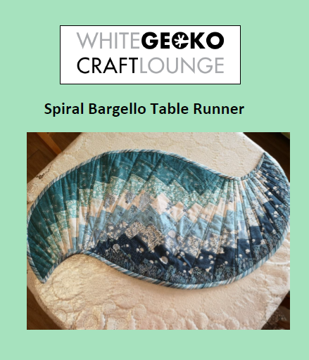 Spiral Bargello Table Runner Pattern