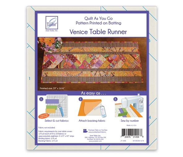 Quilt as you go - Table Runner - Venice