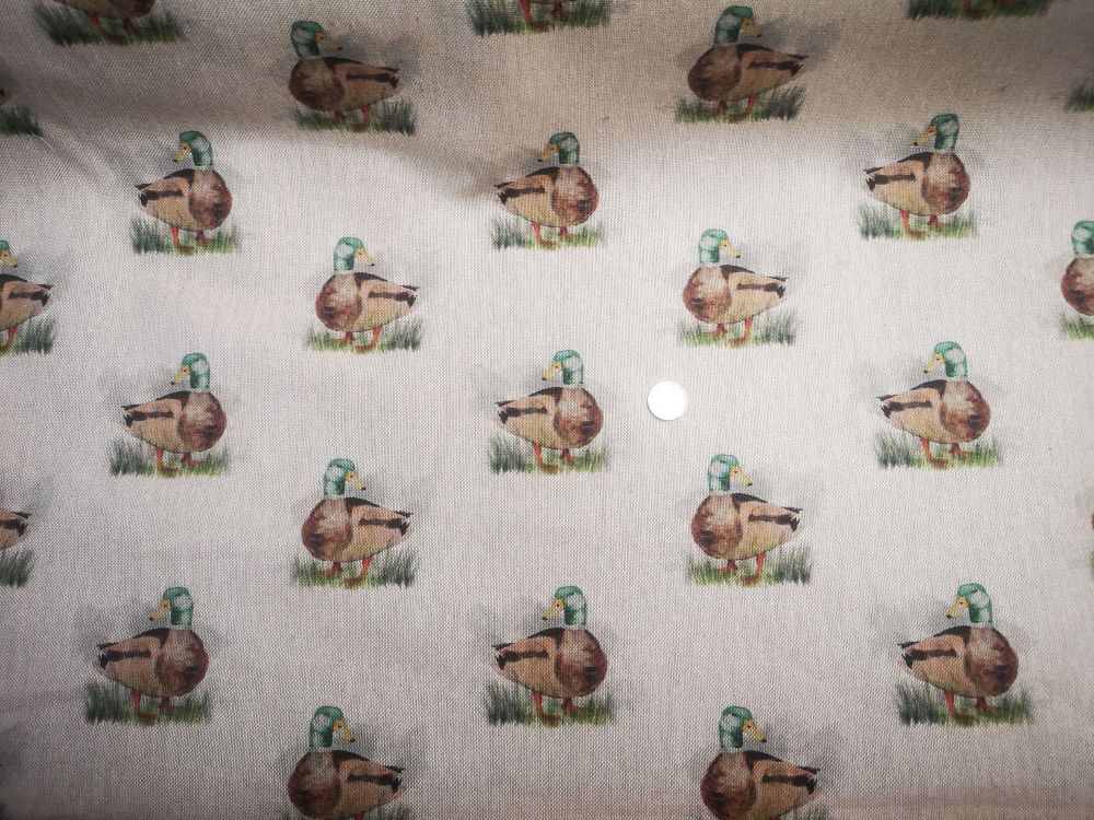 Sitting Duck Linen Fabric