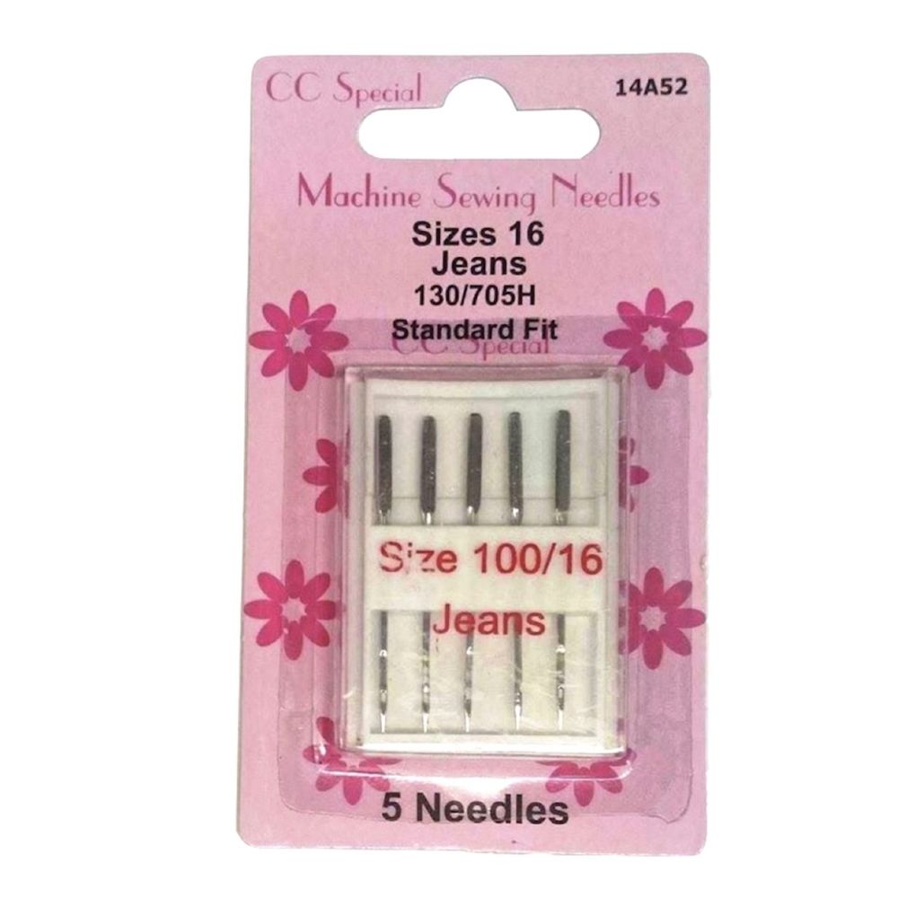 machine sewing needles size 16 Jeans 130/705H Standard Fit