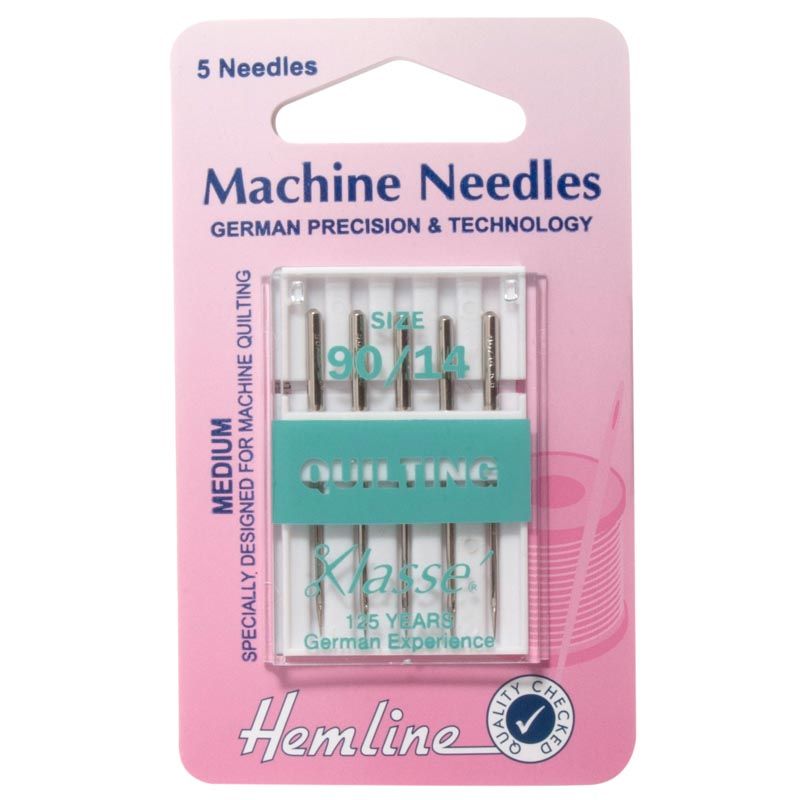 Hemline Machine Needles Quilting Size - 80/12