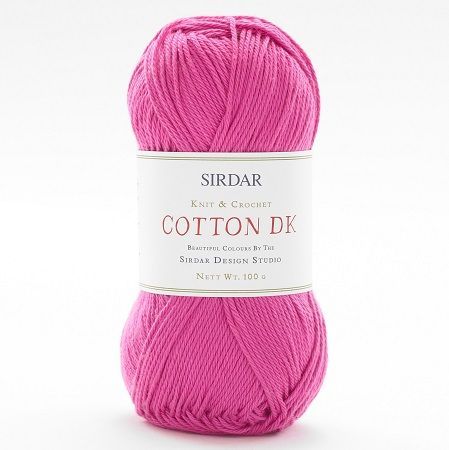 Sirdar - Cotton DK - 100g - 511 Hot Pink