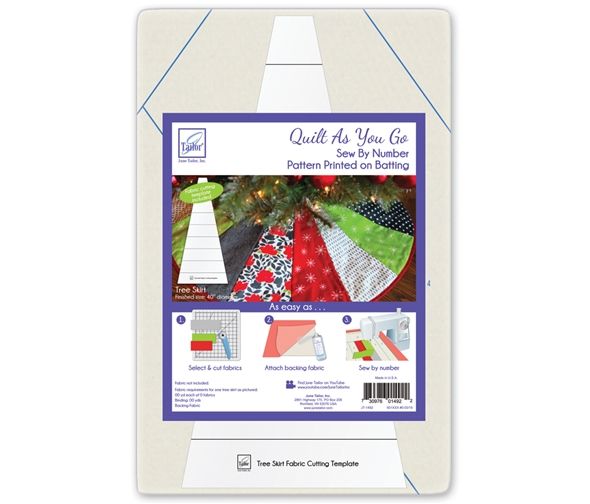 June Tailor Quilt As You Go Christmas Tree Skirt