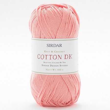 Sirdar - Cotton DK - 100g - 509 Chilled Rose