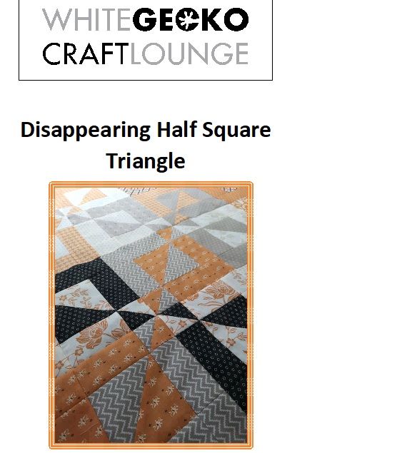 Disappearing Half Square Triangle Pattern