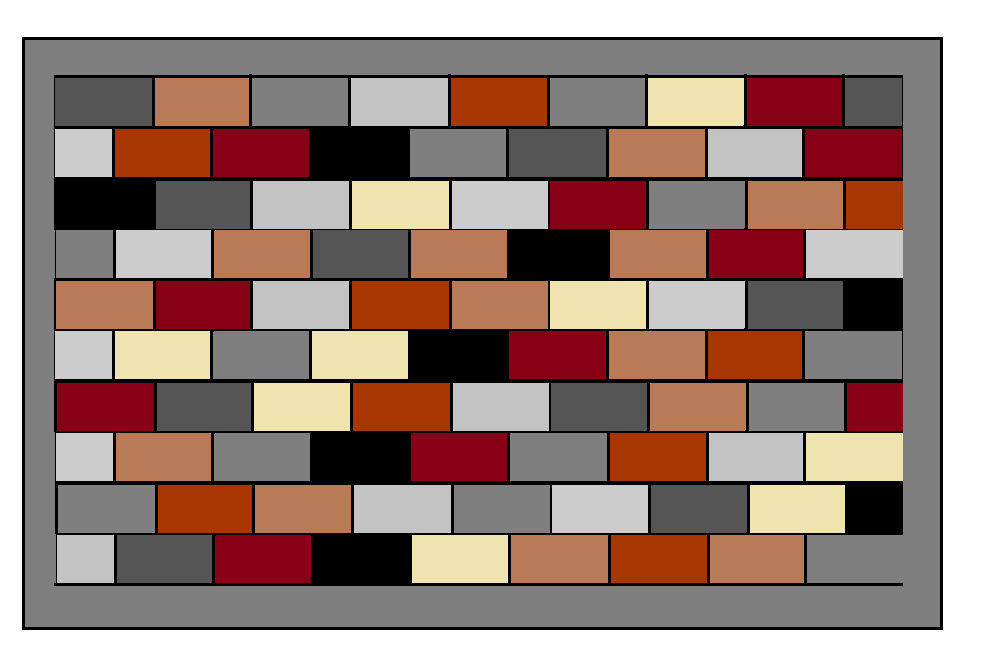 Brick Quilt Pattern - Paper Copy