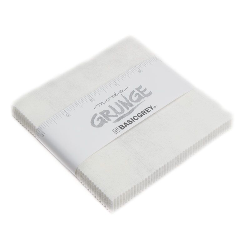 Grunge Charm pack - Moda Paper White 30150 101