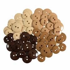 Trimits Waterfall Buttons - Buff to Browns