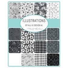 Illustrations by Alli K Design for Moda Jelly Roll 11500JR