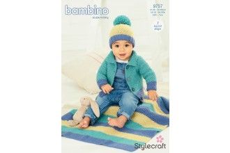 Stylecraft Bambino Knitting Pattern - 9757