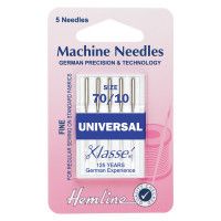 Hemline Machine Needles Universal Size - 70/10