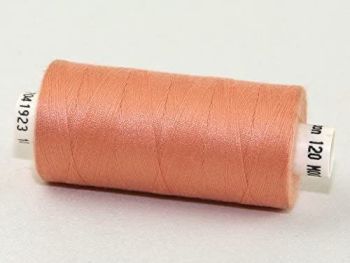 M074  Peach- Moon Polyester Sewing Thread 1000yds 