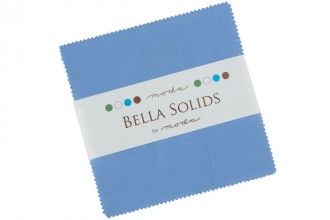 Moda Bella Solids Charm Pack - 30's Blue MCS9900 25