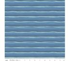 Riley Blake - Riptide - Dark blue with light blue and green stripes C10304