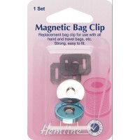Hemline Magnetic Bag clasp - silver
