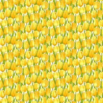Makower Summer Garden - yellow tulips