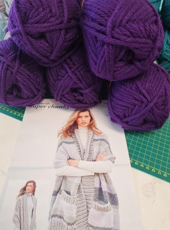 ****Emperor Purple** - Special XL Bundle  & Pattern offer price £25  (usual