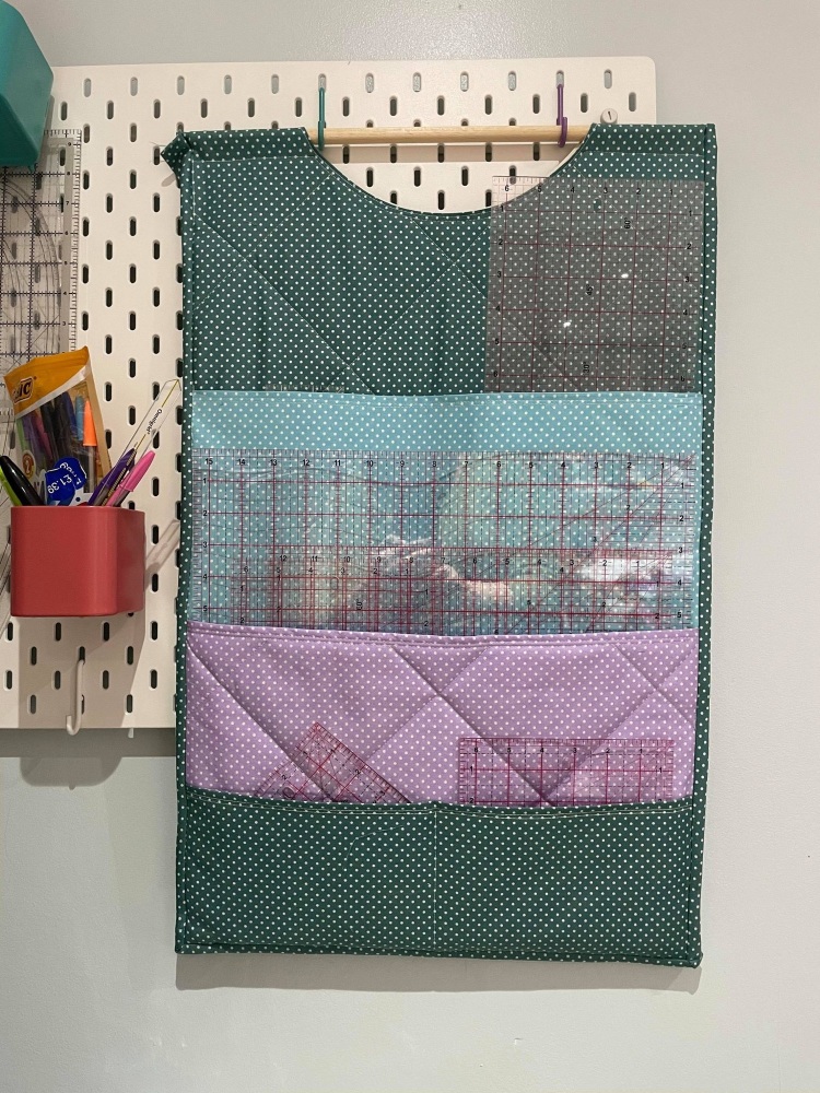 Ruler Hanger - a place to store your rulers for easy finding - paper copy