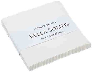 Bella Solids by  Moda charm Pack - White 9900PP 98