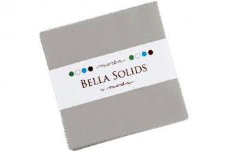 Moda Bella Solids Charm Pack - Silver MCS9900 183