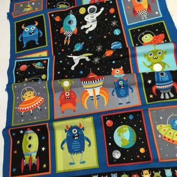 Outer Space makower panel 24" x 42" was £12.00 now £6!