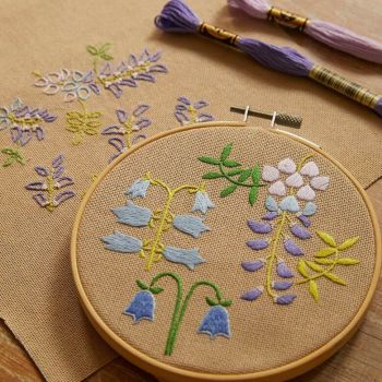DMC Mindful Making The Soothing Spring Embroidery Duo Kit