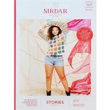 Sirdar - Stories - Crochet Pattern, (white granny square jumper) 10527