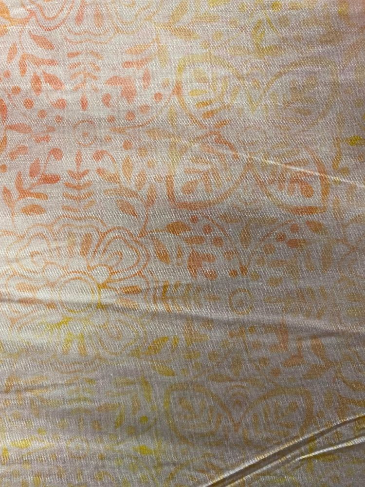 Orange and yellow floral pattern