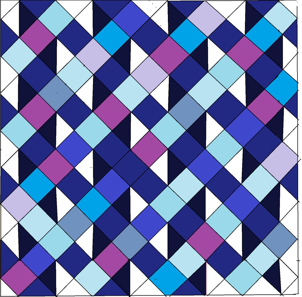 The Tartan Charm Quilt Pattern - paper copy
