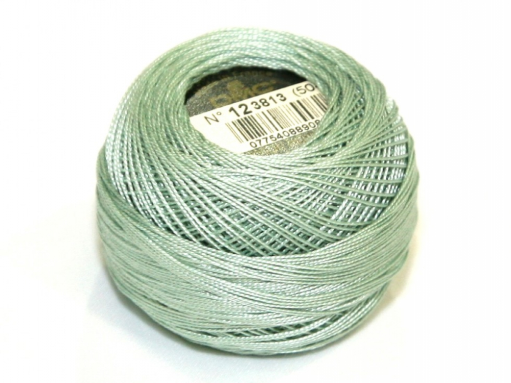 Cotton Perle no 8 10g - pale Sage 3813