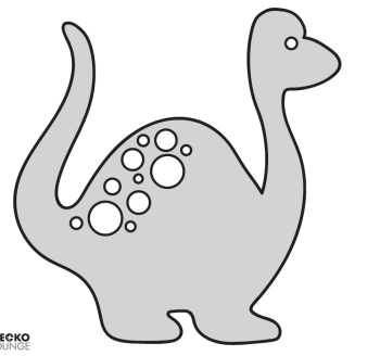 Dinosaur Template - digital Download only