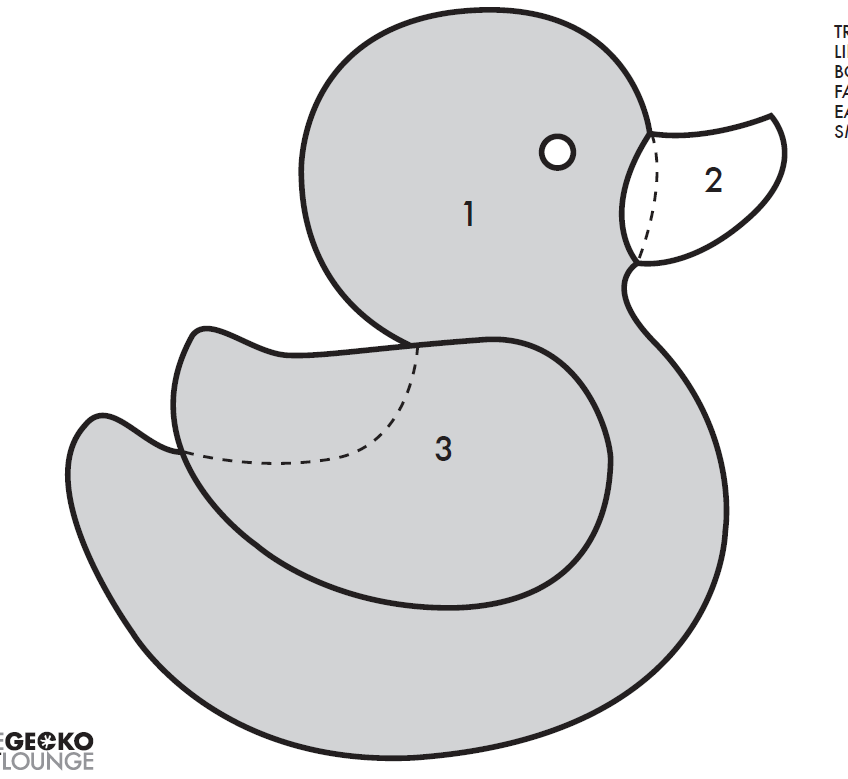 Duck Template - digital download only
