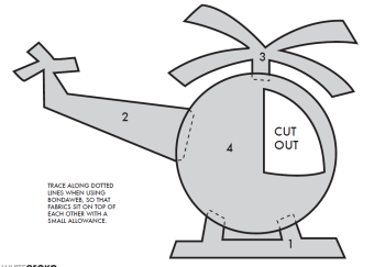 Helicopter Template - Digital Download only