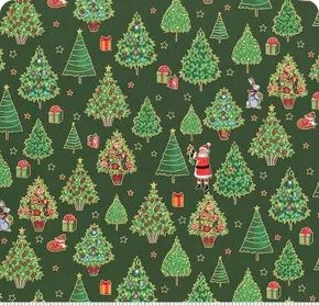 Santa and Trees