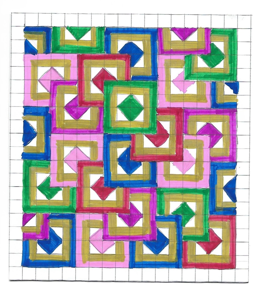 All Squared Up Quilt Pattern - paper copy