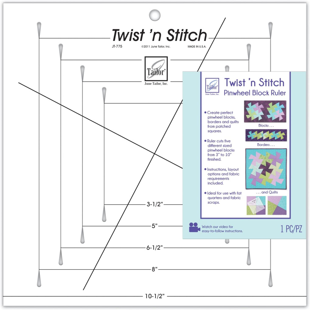 June Tailor Twist n Stitch Ruler