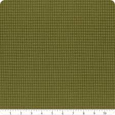 Autumn Gatherings Flannel by Primitive Gatherings for Moda 49186 16F Green