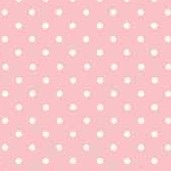 Makower Spots - 830/P2 Baby Pink with white spots