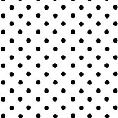 Makower Spots - 830/WX Black Spots on White