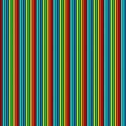 Makower Furry Friends black background with rainbow coloured stripes 2544 M