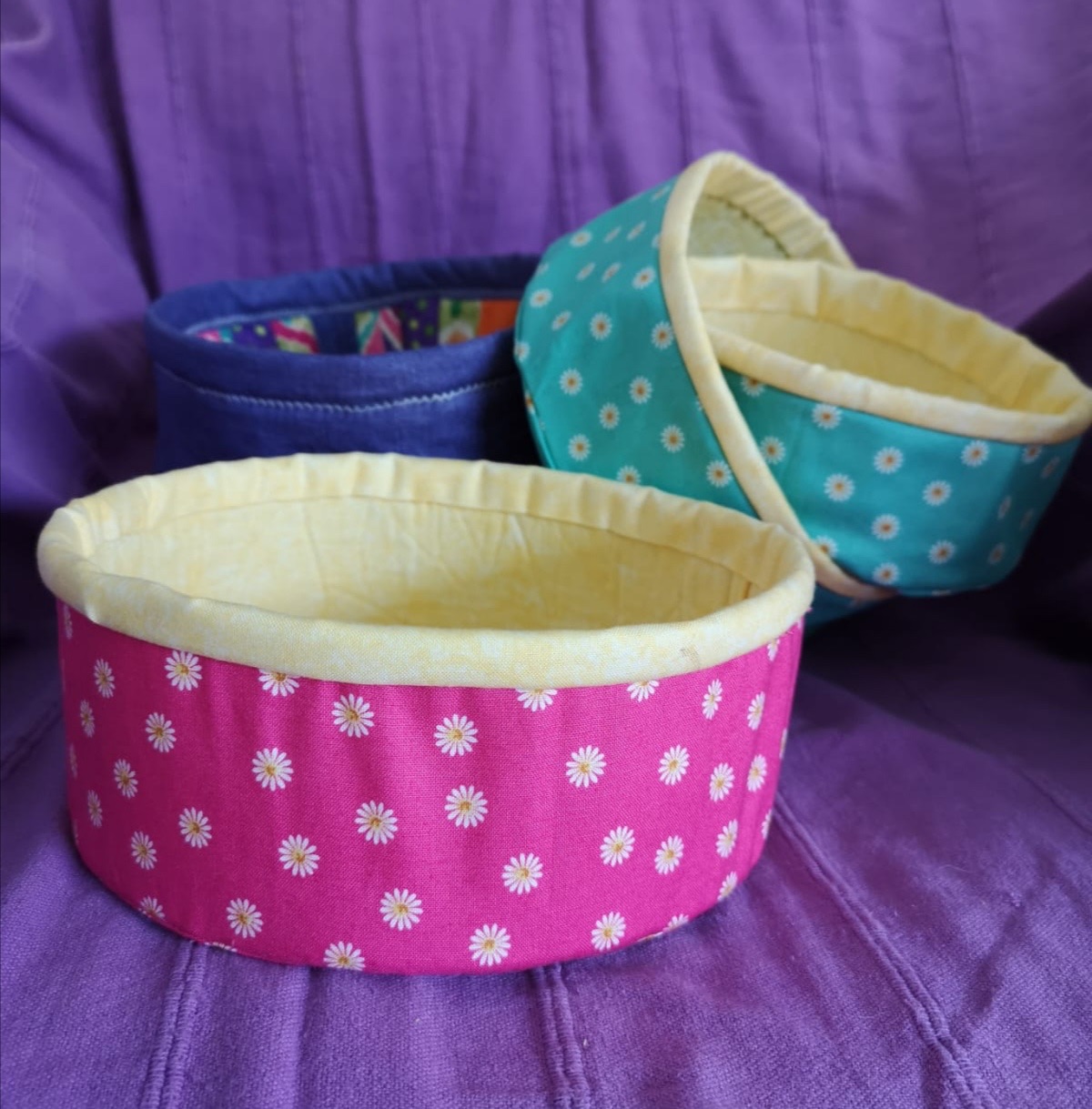 Round Fabric Basket - digital download