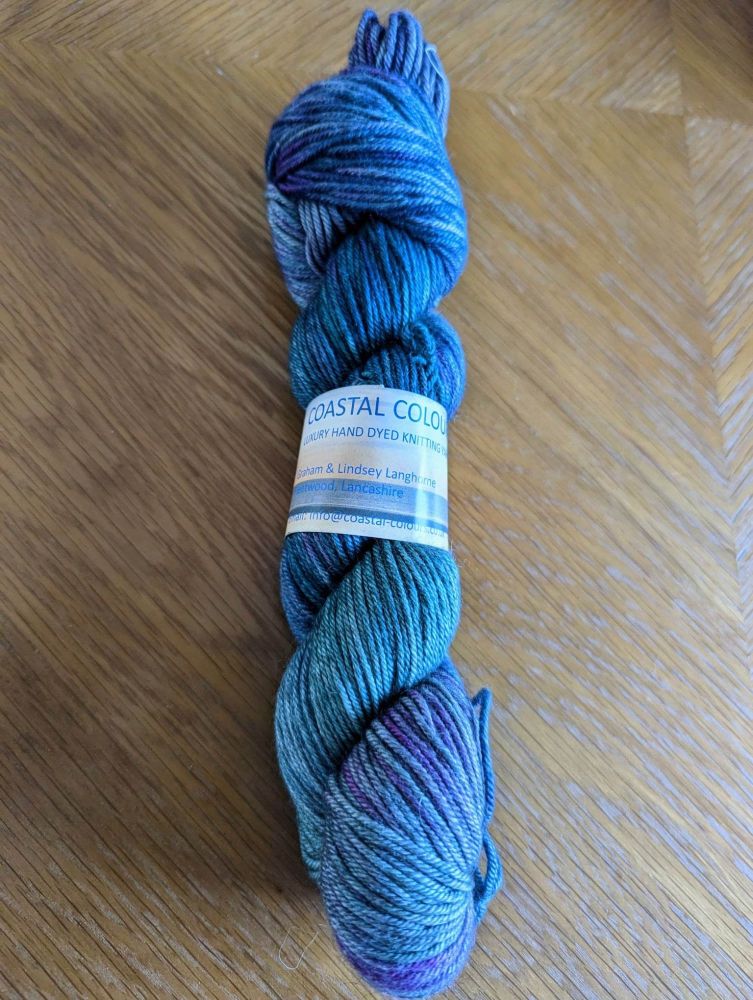 Coastal Colours DK 100g  300mtrs- Enchanted Forest green/purple  Ombre blend (6203)