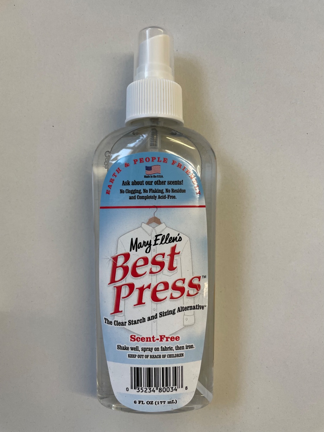 Best Press Scent Free 6 fl oz