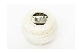 Cotton Perle no 8 10g - 3865 Winter White