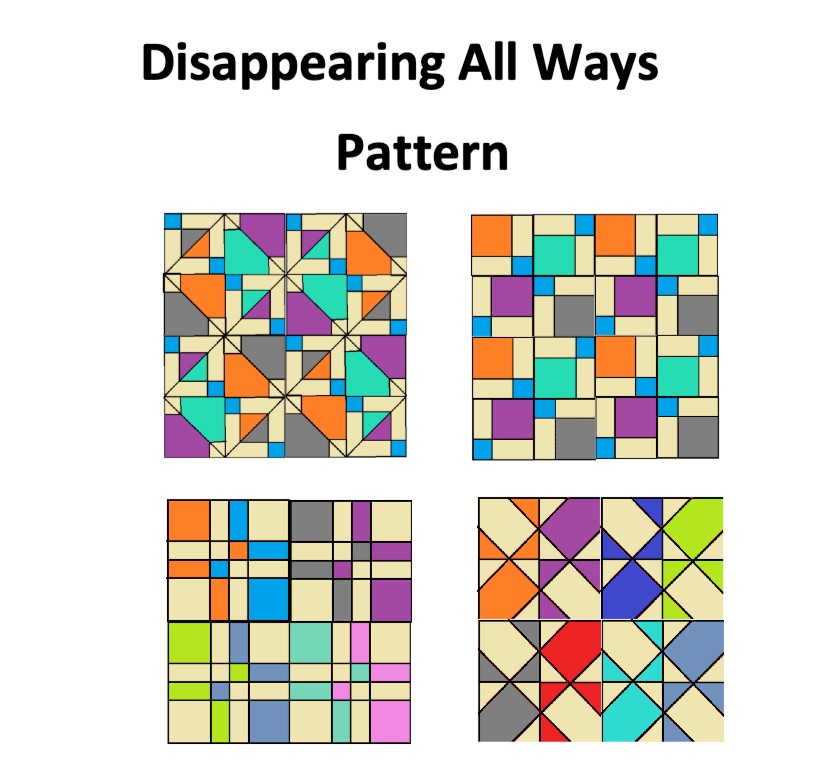 Disappearing All Ways Pattern - paper copy