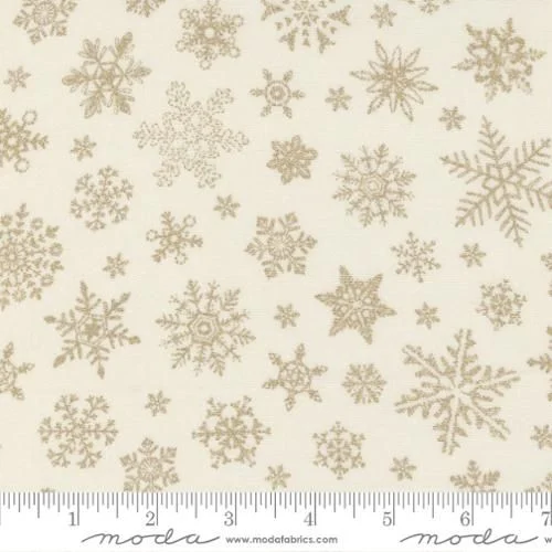 Merry Manor by Moda Metallic Cream 33663 11M