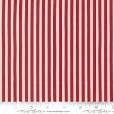 Jolly Good by BasicGrey for Moda - Red and eggnog stripe 30728 15
