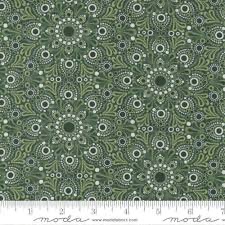 Jolly Good by BasicGrey for Moda - Evergreen background with mandalas 30723 14