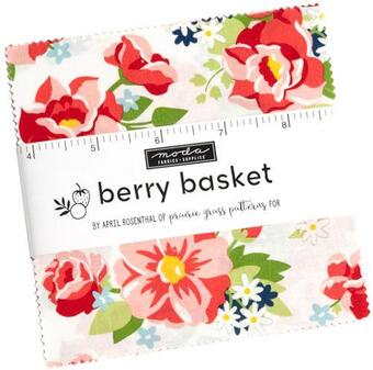 Berry Basket Mini Charm Pack April Rosenthal for Moda Fabrics MC24150