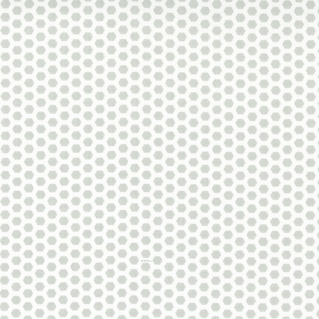 Berry Basket  April Rosenthal for Moda Fabrics 24156 27 white with grey hexagons
